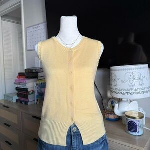 arden b yellow sweater vest